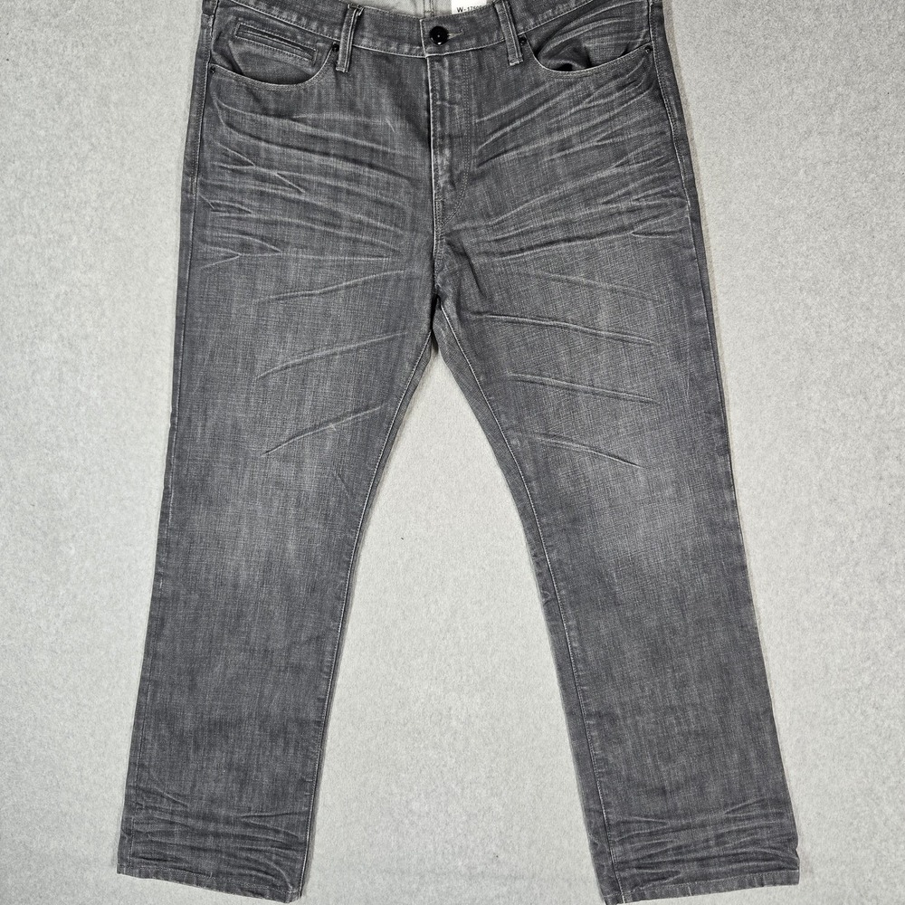 Express Jeans Men Jeans 34X32 Gray Denim Blake Bootcut Loose Fit